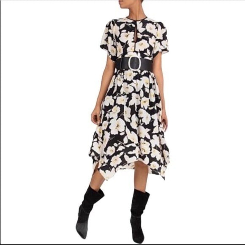 BA&SH  Fairy Floral Print Midi Dress Size  XS